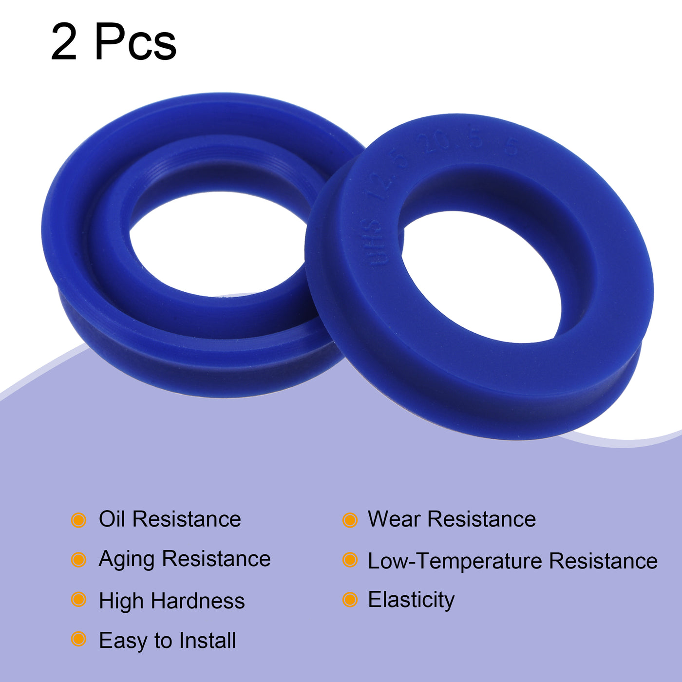 uxcell Uxcell UHS Radial Shaft Seals Width PU Oil Seals