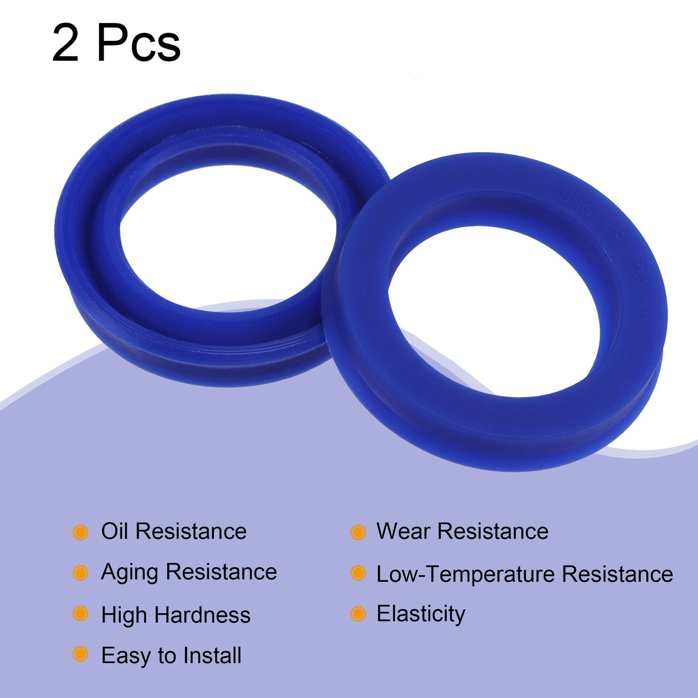 uxcell Uxcell UHS Radial Shaft Seals Width PU Oil Seals