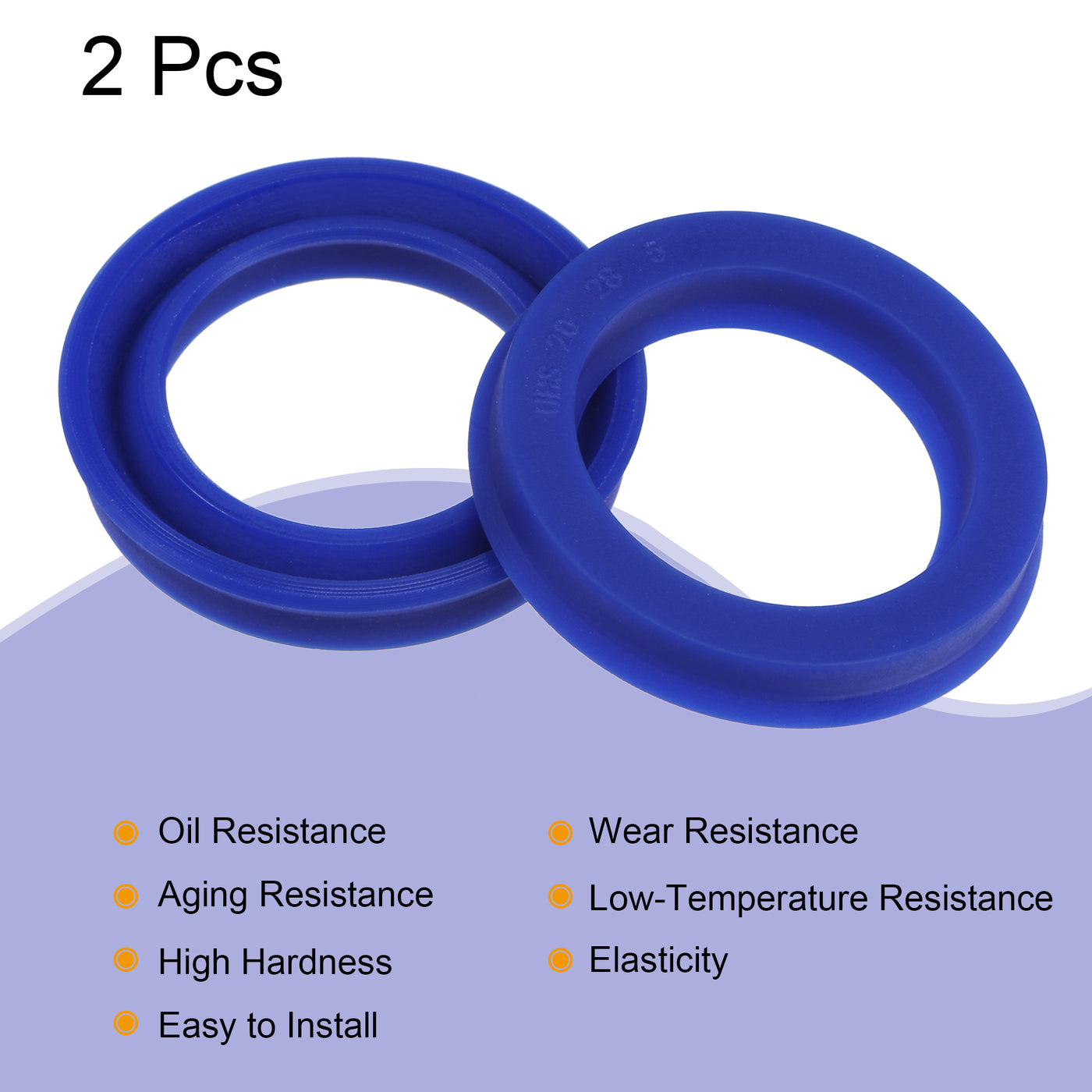 uxcell Uxcell UHS Radial Shaft Seals Width PU Oil Seals