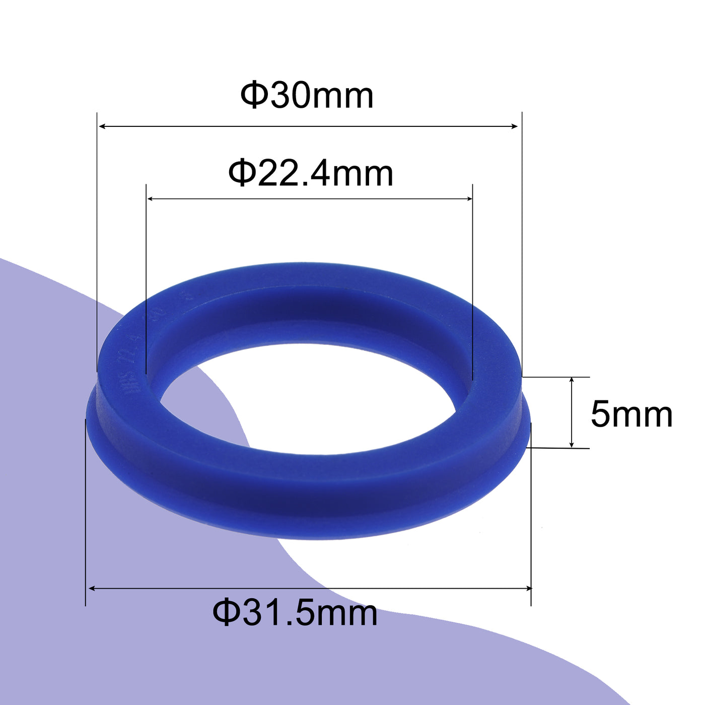 uxcell Uxcell UHS Radial Shaft Seals Width PU Oil Seals