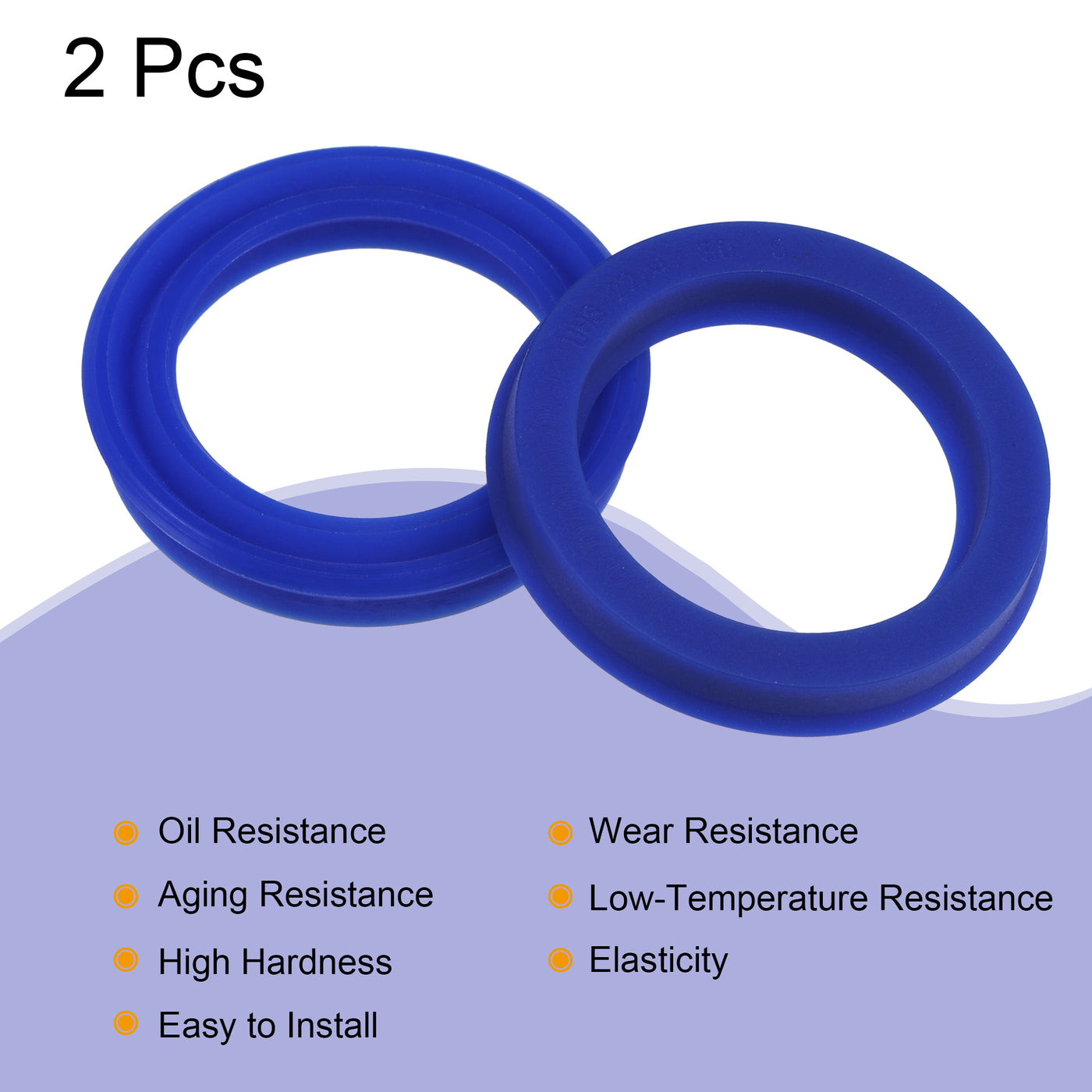 uxcell Uxcell UHS Radial Shaft Seals Width PU Oil Seals