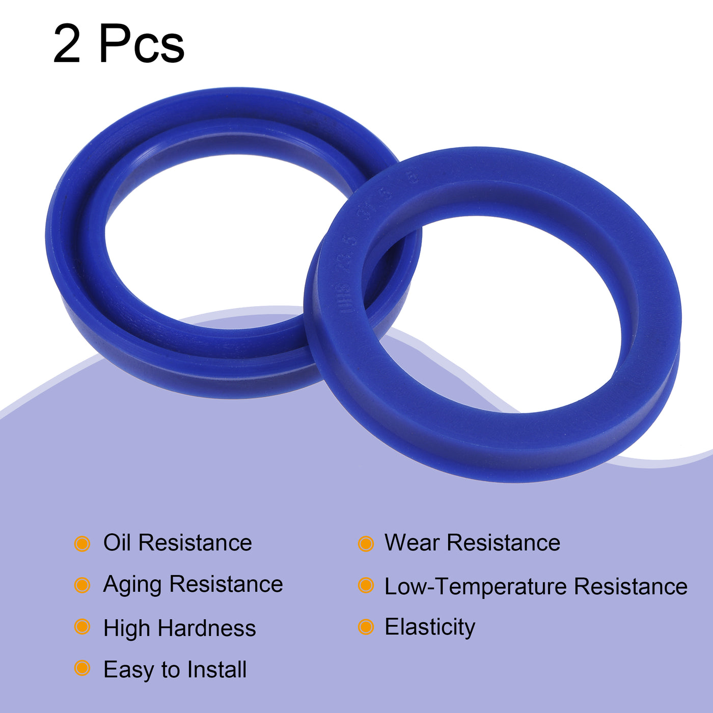 uxcell Uxcell UHS Radial Shaft Seals Width PU Oil Seals