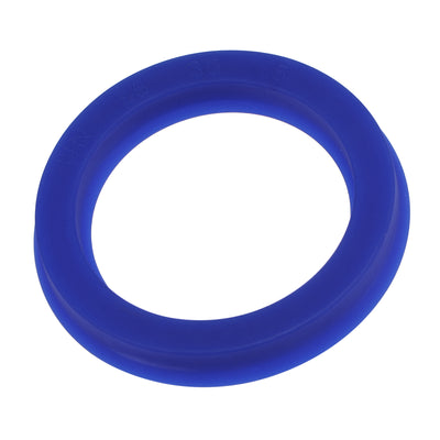 Harfington Uxcell UN Radial Shaft Seal 18mm ID x 28mm OD x 5mm Width PU Oil Seal, Blue Pack of 2