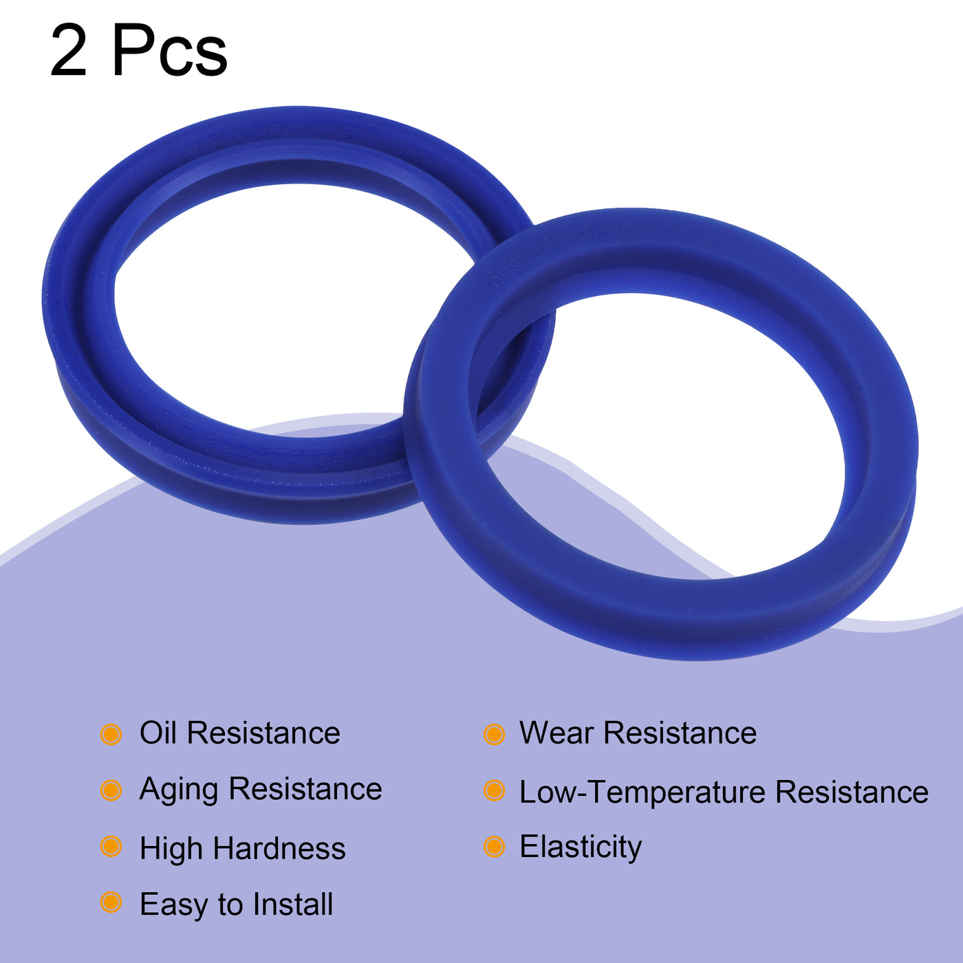 uxcell Uxcell UHS Radial Shaft Seals Width PU Oil Seals