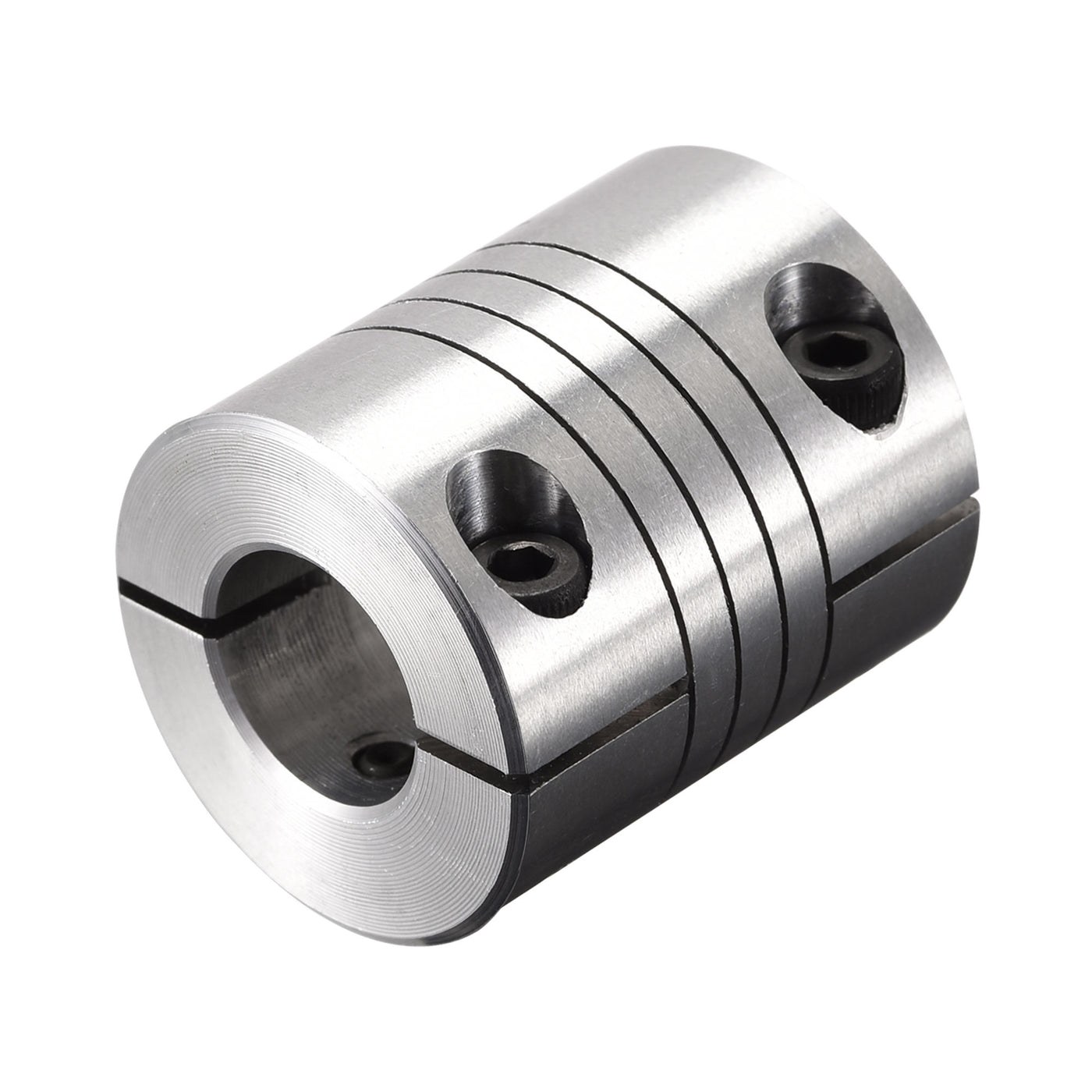 uxcell Uxcell Motor Shaft 7mm to 12mm Helical Beam Coupler Coupling 25mm Dia 30mm Length