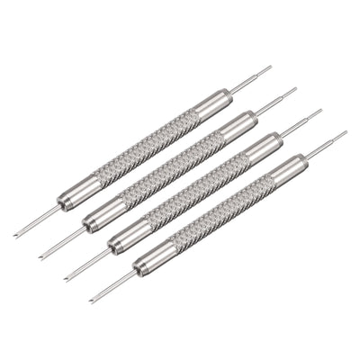 Harfington Uxcell 4pcs Federstegwerkzeug 0,8mm Stift Dmr Uhrfederverbindungsstift Entfernungswerkzeug für Reparatur von Uhren