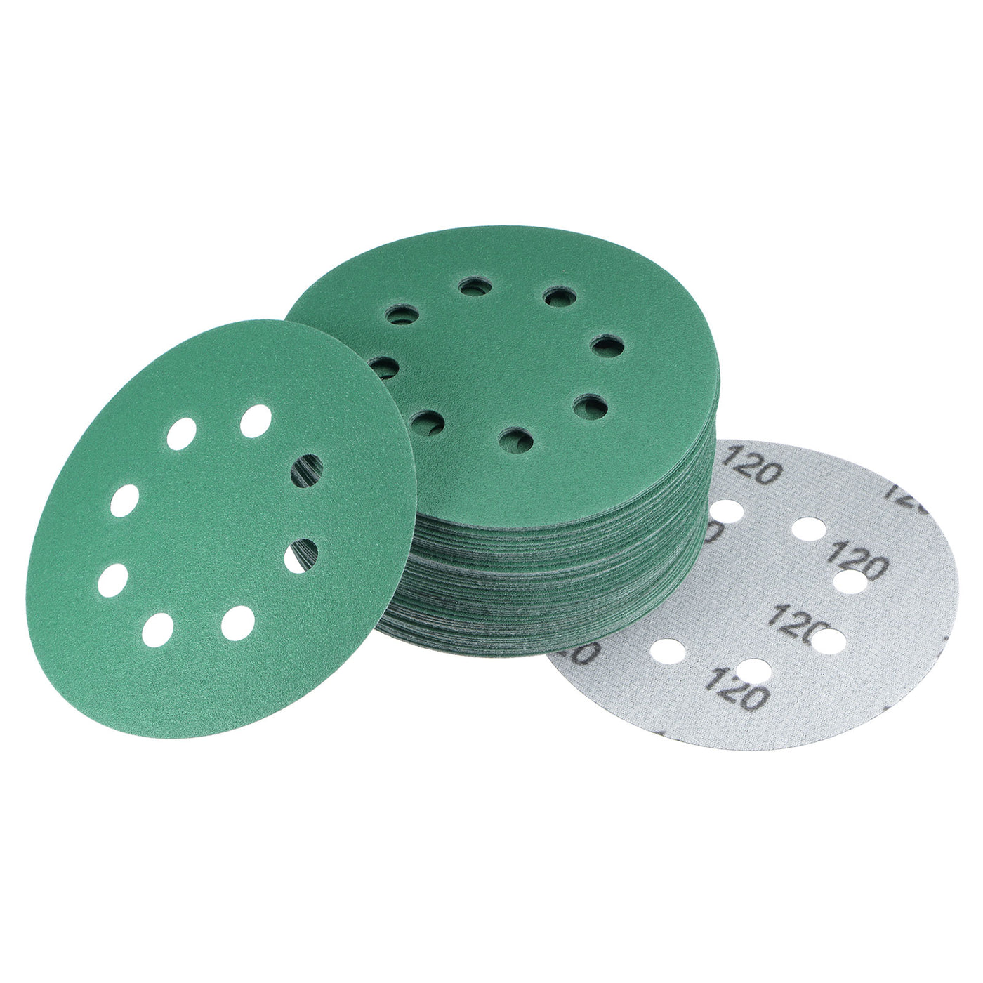 uxcell Uxcell Green Film Sanding Disc Hook & Loop Backed Sandpapers