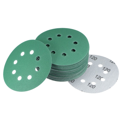 Harfington Uxcell Green Film Sanding Disc Hook & Loop Backed Sandpapers