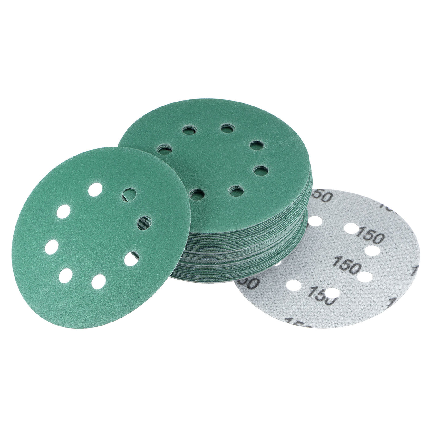 uxcell Uxcell Green Film Sanding Disc Hook & Loop Backed Sandpapers