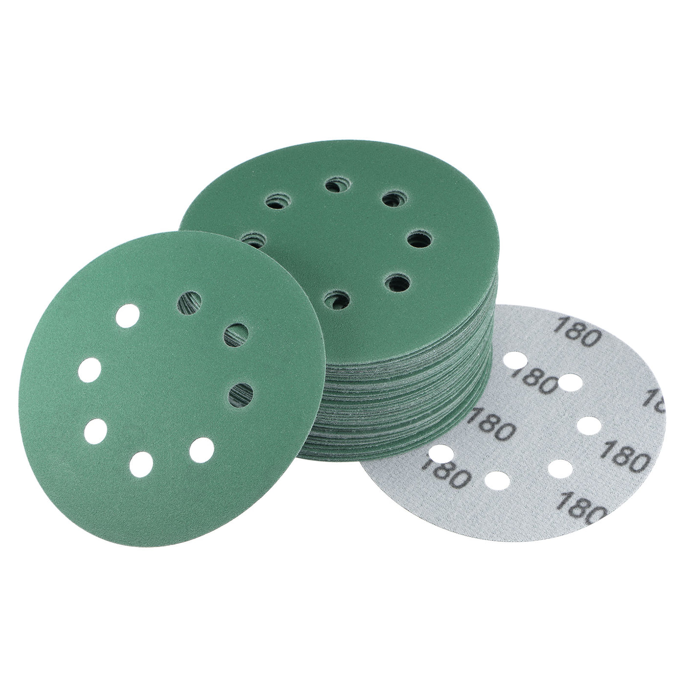 uxcell Uxcell Green Film Sanding Disc Hook & Loop Backed Sandpapers