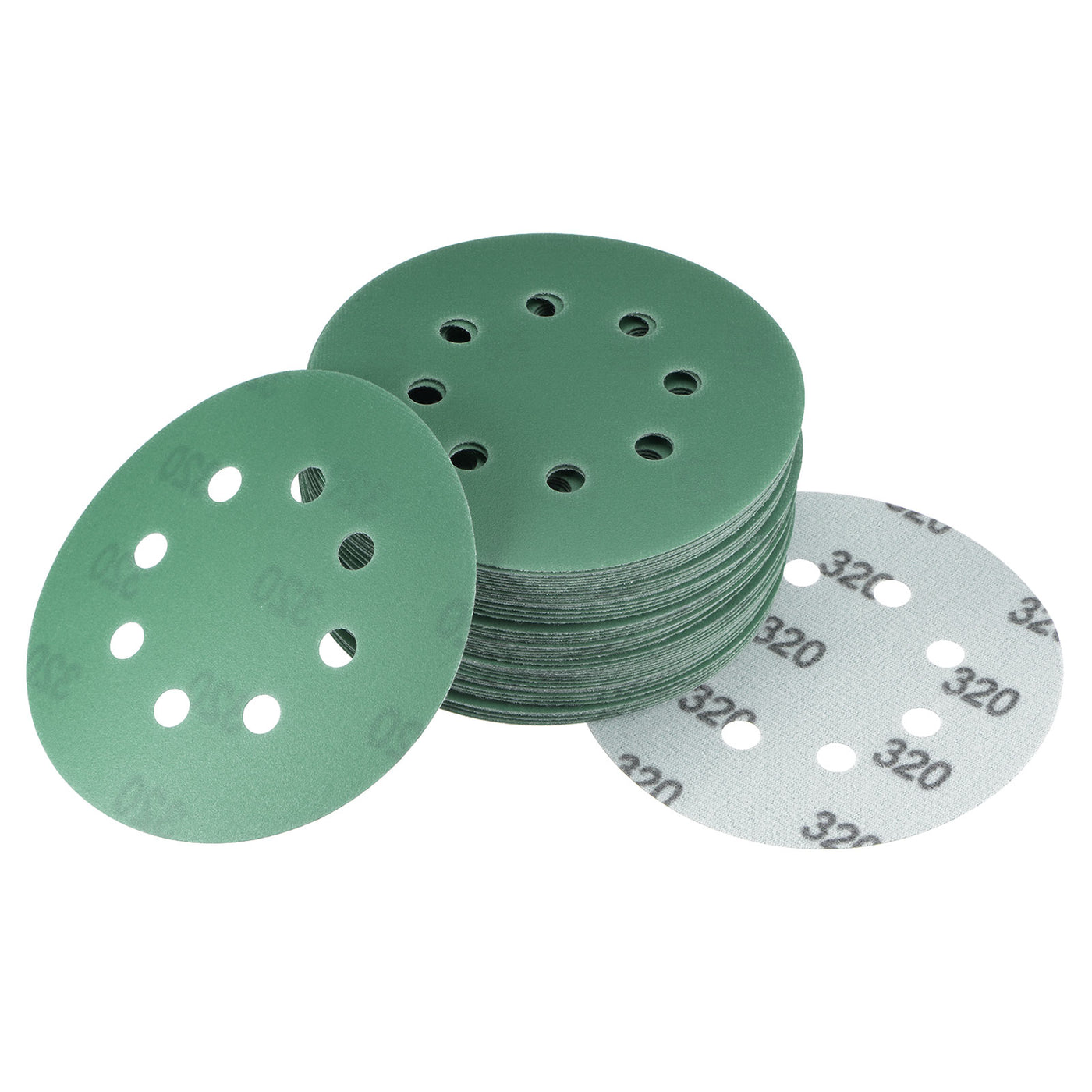 uxcell Uxcell Green Film Sanding Disc Hook & Loop Backed Sandpapers