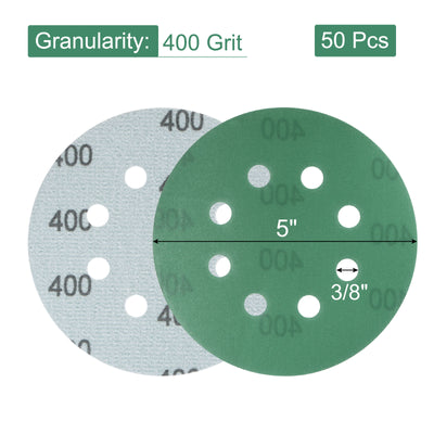 Harfington Uxcell Green Film Sanding Disc Hook & Loop Backed Sandpapers