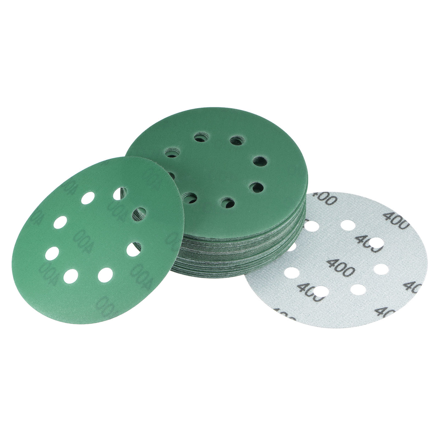 uxcell Uxcell Green Film Sanding Disc Hook & Loop Backed Sandpapers