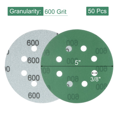 Harfington Uxcell Green Film Sanding Disc Hook & Loop Backed Sandpapers