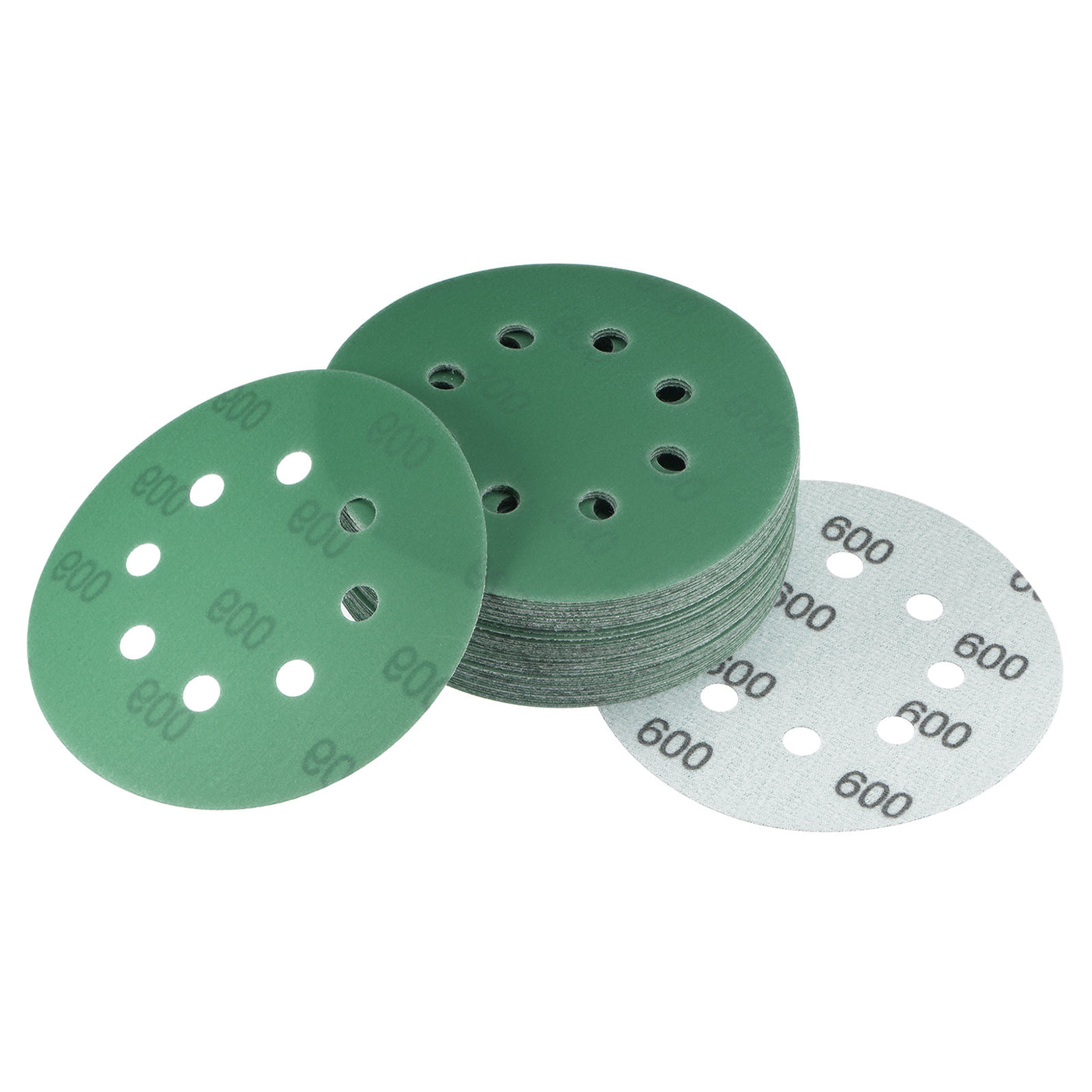 uxcell Uxcell Green Film Sanding Disc Hook & Loop Backed Sandpapers