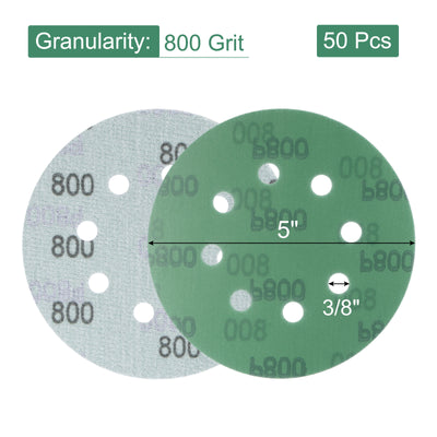 Harfington Uxcell Green Film Sanding Disc Hook & Loop Backed Sandpapers