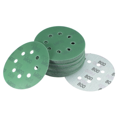 Harfington Uxcell Green Film Sanding Disc Hook & Loop Backed Sandpapers