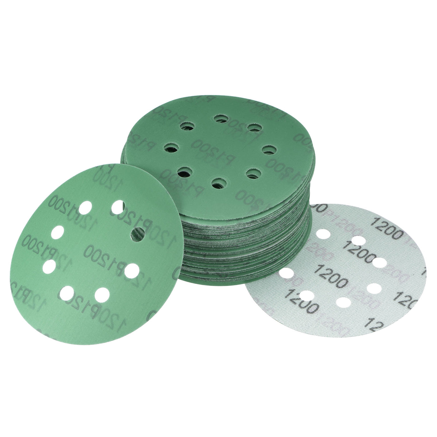 uxcell Uxcell Green Film Sanding Disc Hook & Loop Backed Sandpapers