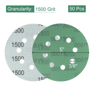 Harfington Uxcell Green Film Sanding Disc Hook & Loop Backed Sandpapers