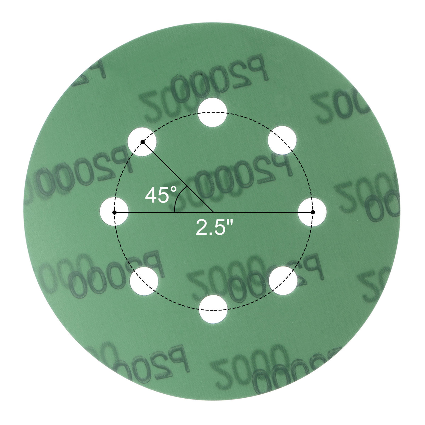 uxcell Uxcell Green Film Sanding Disc Hook & Loop Backed Sandpapers