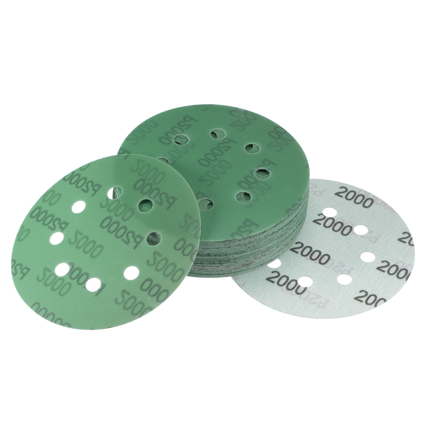 uxcell Uxcell Green Film Sanding Disc Hook & Loop Backed Sandpapers