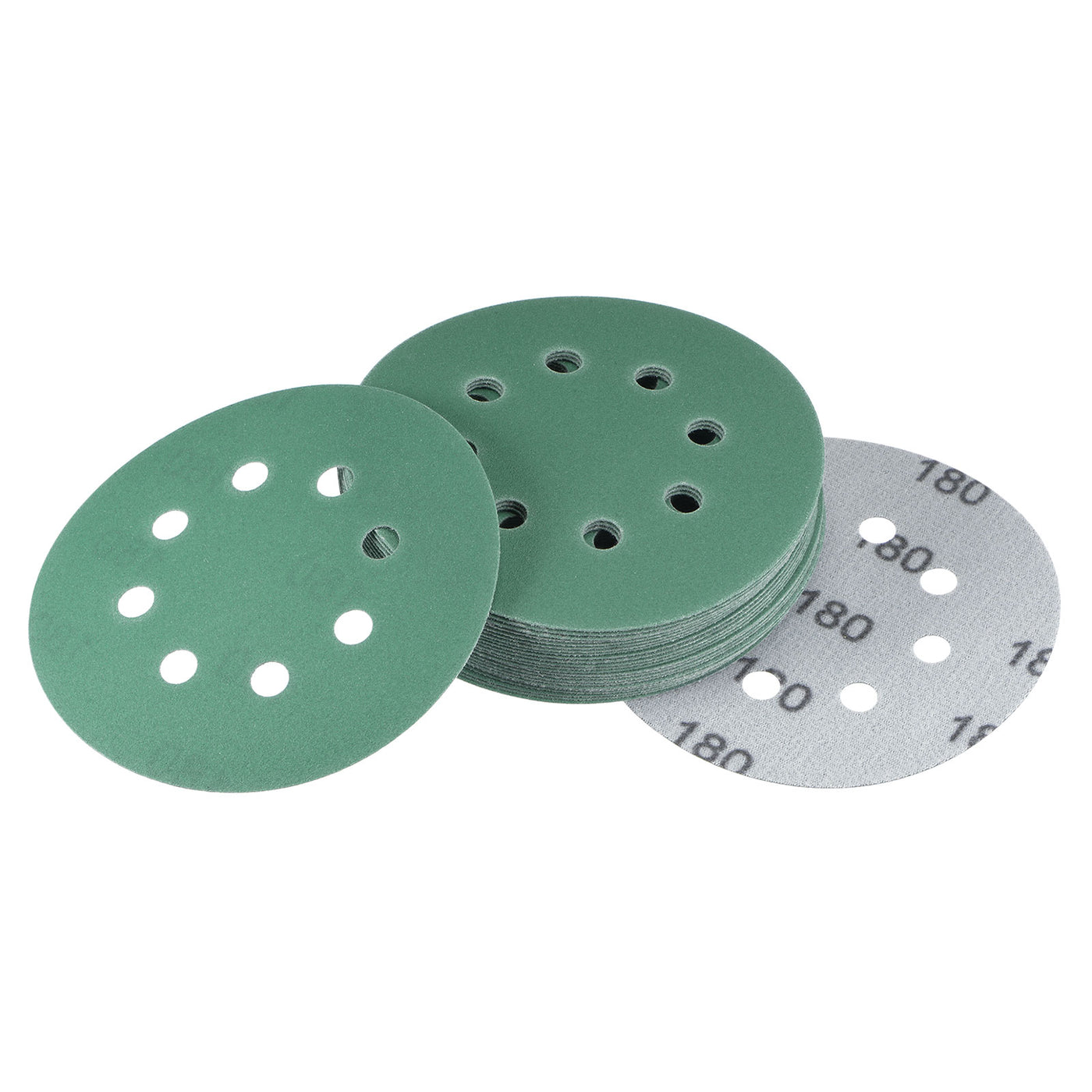 uxcell Uxcell Green Film Sanding Disc Hook & Loop Backed Sandpaper