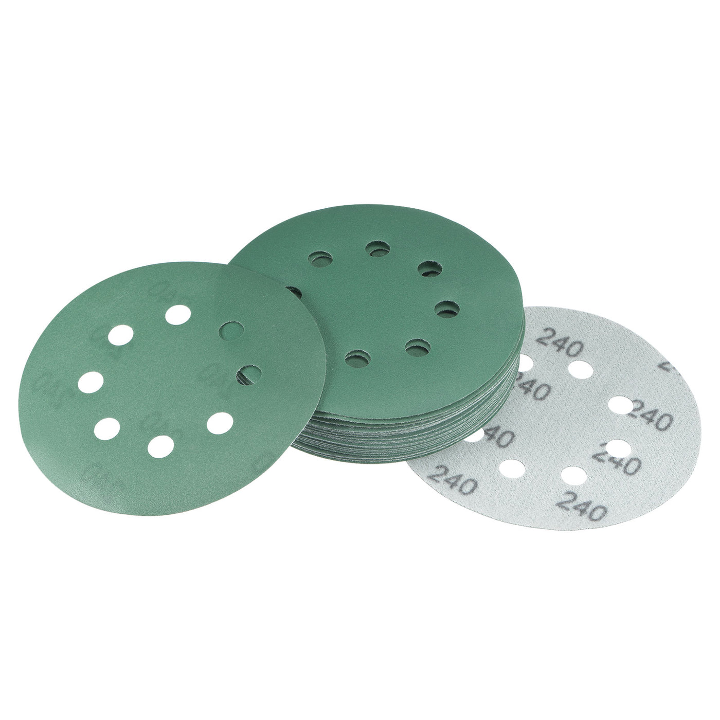 uxcell Uxcell Green Film Sanding Disc Hook & Loop Backed Sandpaper