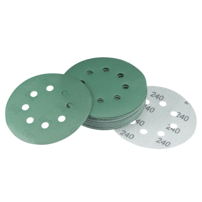 Harfington Uxcell Green Film Sanding Disc Hook & Loop Backed Sandpaper