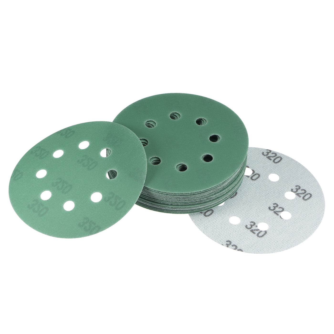 uxcell Uxcell Green Film Sanding Disc Hook & Loop Backed Sandpaper