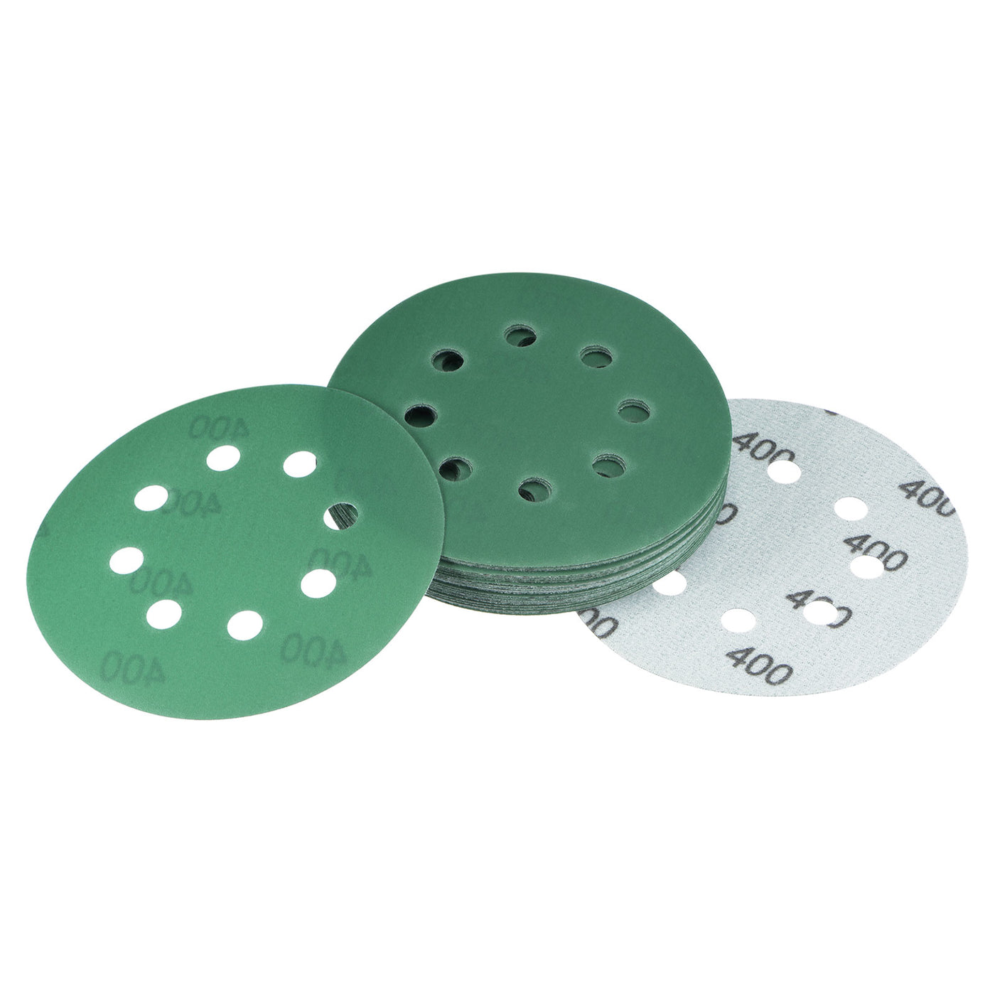 uxcell Uxcell Green Film Sanding Disc Hook & Loop Backed Sandpaper