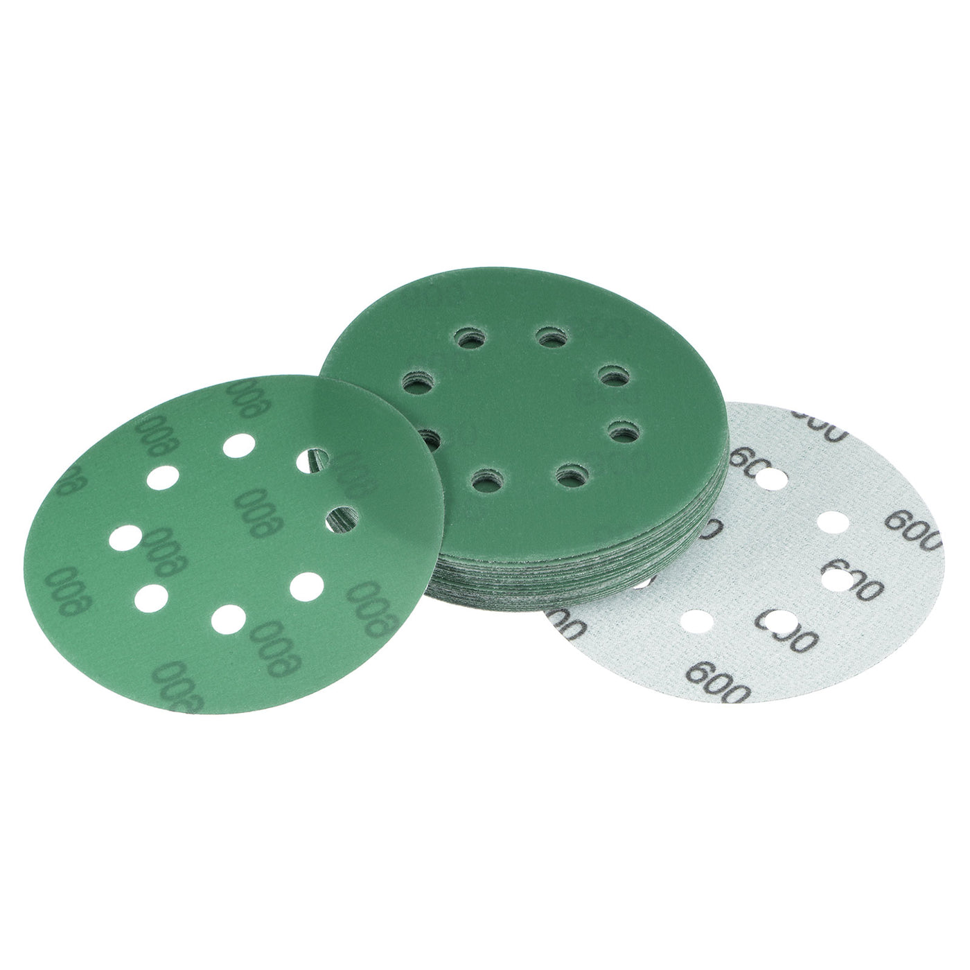 uxcell Uxcell Green Film Sanding Disc Hook & Loop Backed Sandpaper