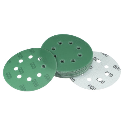 Harfington Uxcell Green Film Sanding Disc Hook & Loop Backed Sandpaper