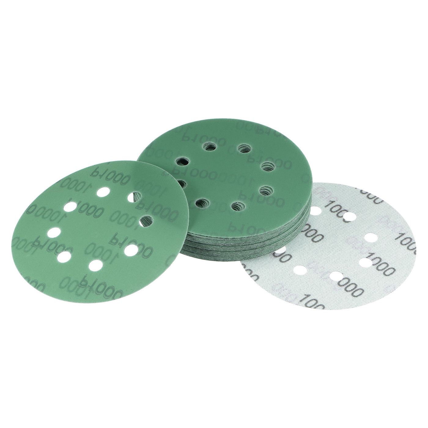 uxcell Uxcell Green Film Sanding Disc Hook & Loop Backed Sandpaper