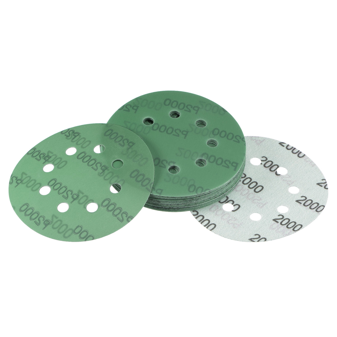 uxcell Uxcell Green Film Sanding Disc Hook & Loop Backed Sandpaper