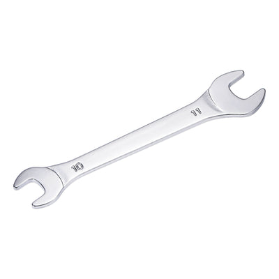 Harfington Uxcell Thin Open End Wrench, Metric Chrome Plated High Carbon Steel