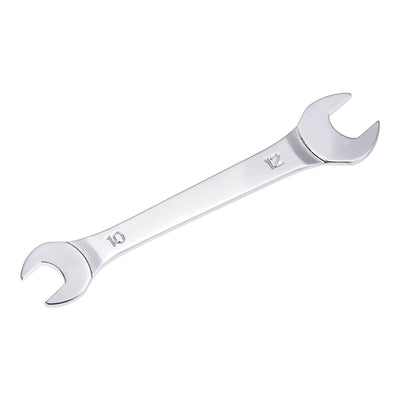 Harfington Uxcell Thin Open End Wrench, Metric Chrome Plated High Carbon Steel