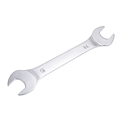 Harfington Uxcell Thin Open End Wrench, Metric Chrome Plated High Carbon Steel