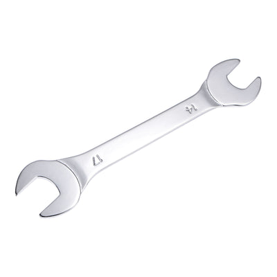 Harfington Uxcell Thin Open End Wrench, Metric Chrome Plated High Carbon Steel