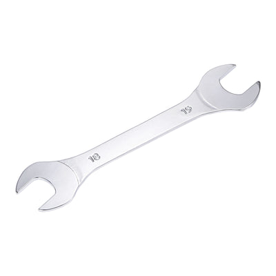 Harfington Uxcell Thin Open End Wrench, Metric Chrome Plated High Carbon Steel