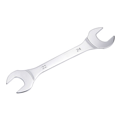 Harfington Uxcell Thin Open End Wrench, Metric Chrome Plated High Carbon Steel