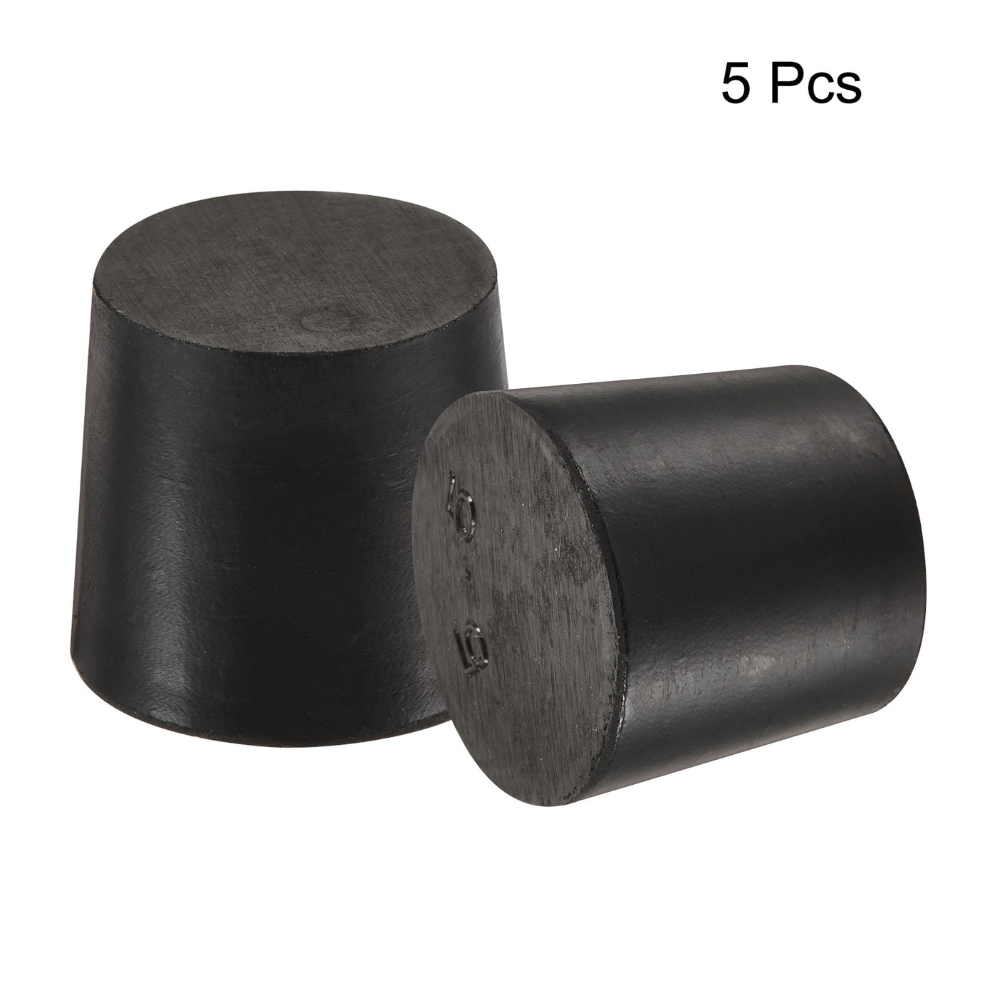 Harfington Rubber Tapered Plug Solid Test Tubes Bungs Stopper for Lab Home, Laboratory Use