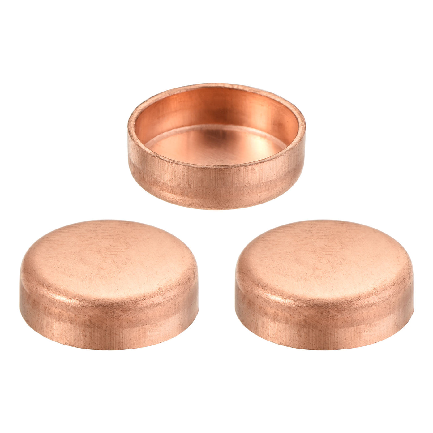 Harfington Copper End Cap Pipe Fitting Sweat Plug Connection for Water Plumbing