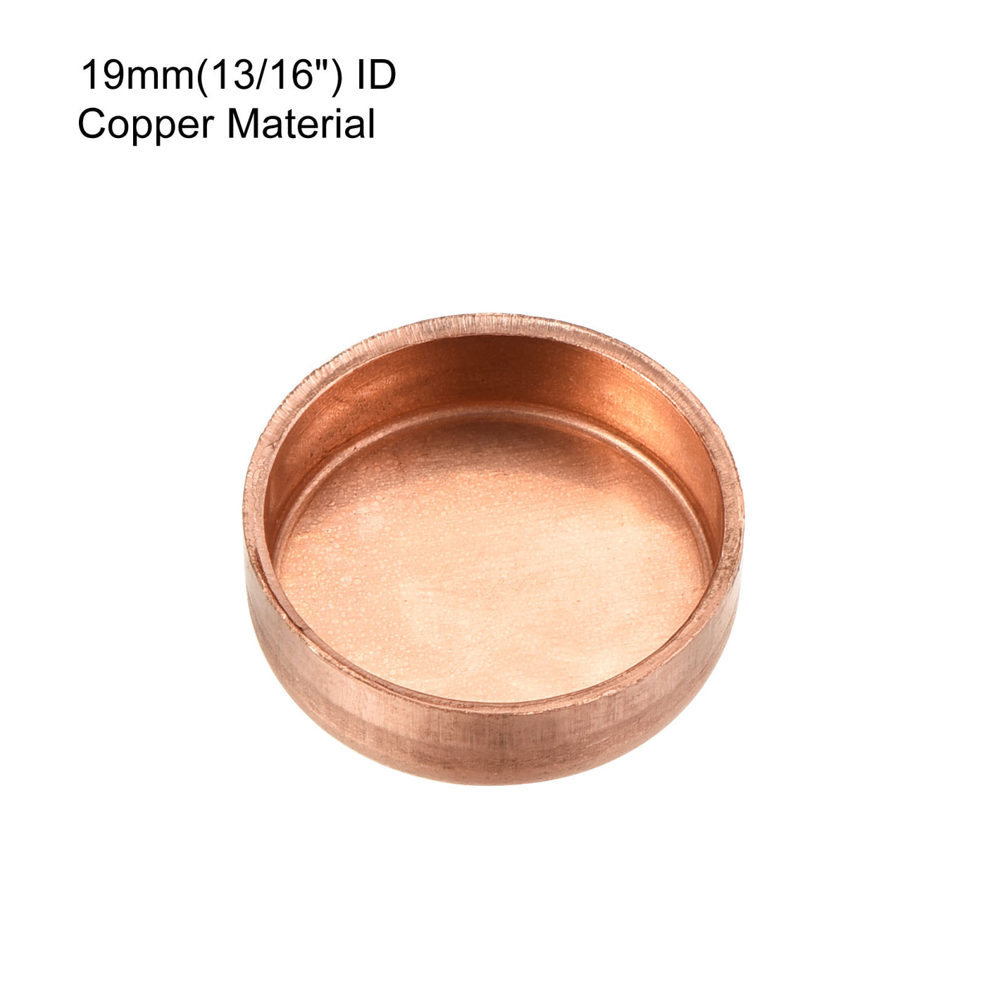 Harfington Copper End Cap Pipe Fitting Sweat Plug Connection for Water Plumbing