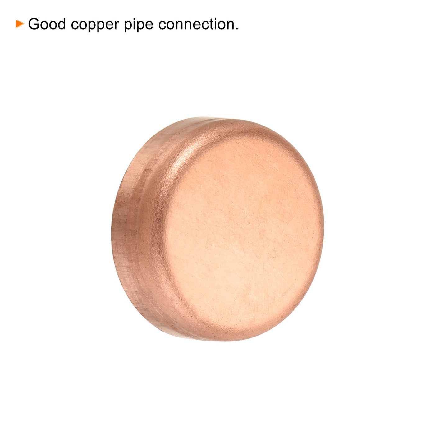 Harfington Copper End Cap Pipe Fitting Sweat Plug Connection for Water Plumbing