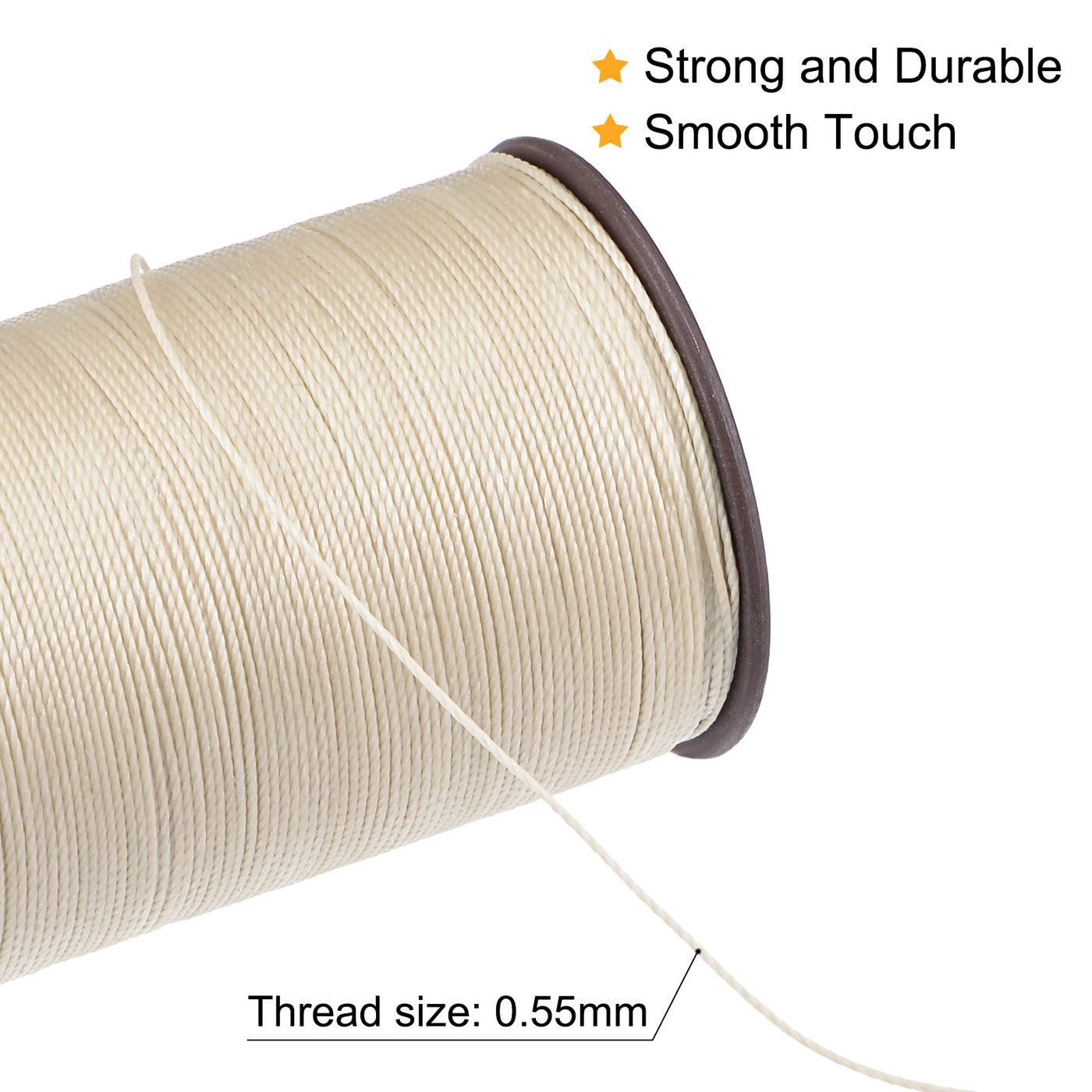 uxcell Uxcell Thin Waxed Thread Polyester Waxed Cord