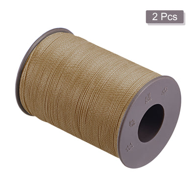 Harfington Uxcell Thin Waxed Thread Polyester Waxed Cord