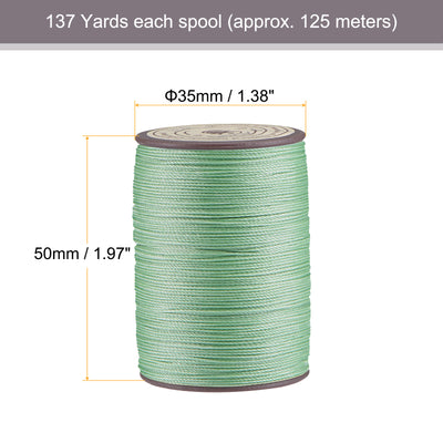 Harfington Uxcell Thin Waxed Thread Polyester Waxed Cord