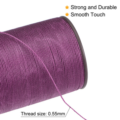 Harfington Uxcell Thin Waxed Thread Polyester Waxed Cord