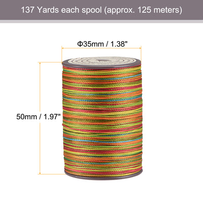 Harfington Thin Waxed Thread Dia Polyester Wax Coated Cord