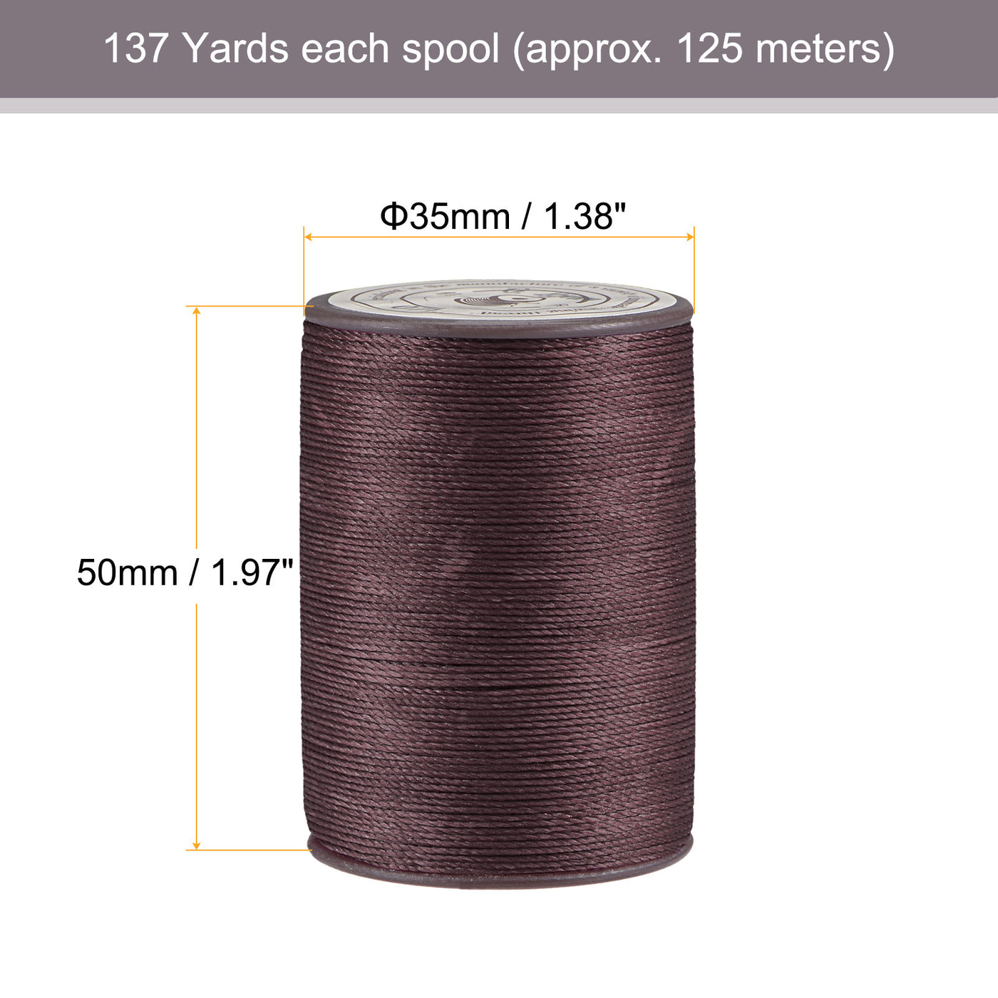 uxcell Uxcell Thin Waxed Thread Polyester Waxed Cord